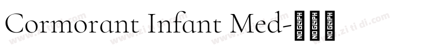 Cormorant Infant Med字体转换